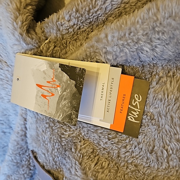 Pulse pullover soft fall jacket. Grey, x large. - Picture 4 of 4